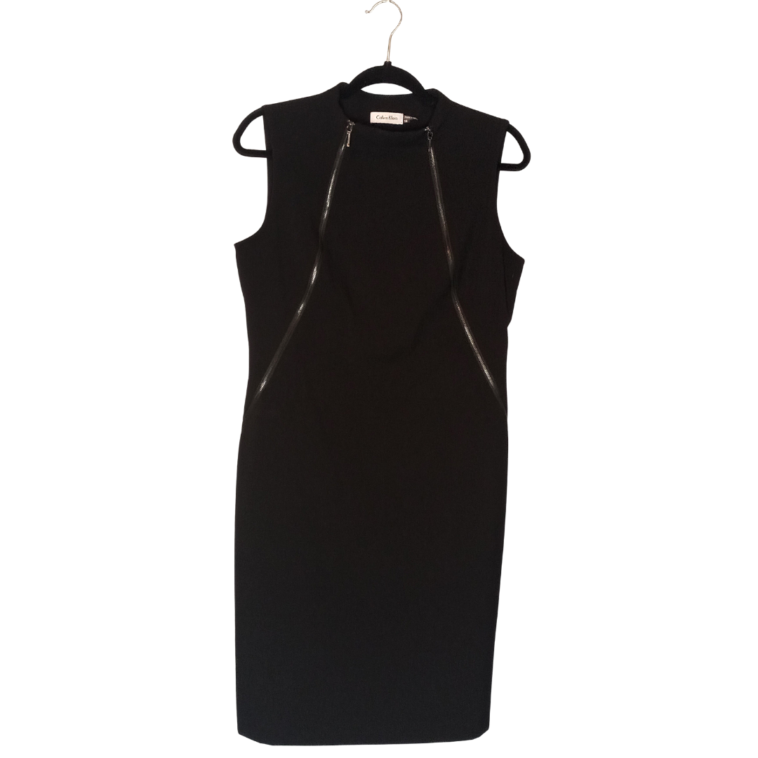 Zip Detail Sheath Dress | Calvin Klein