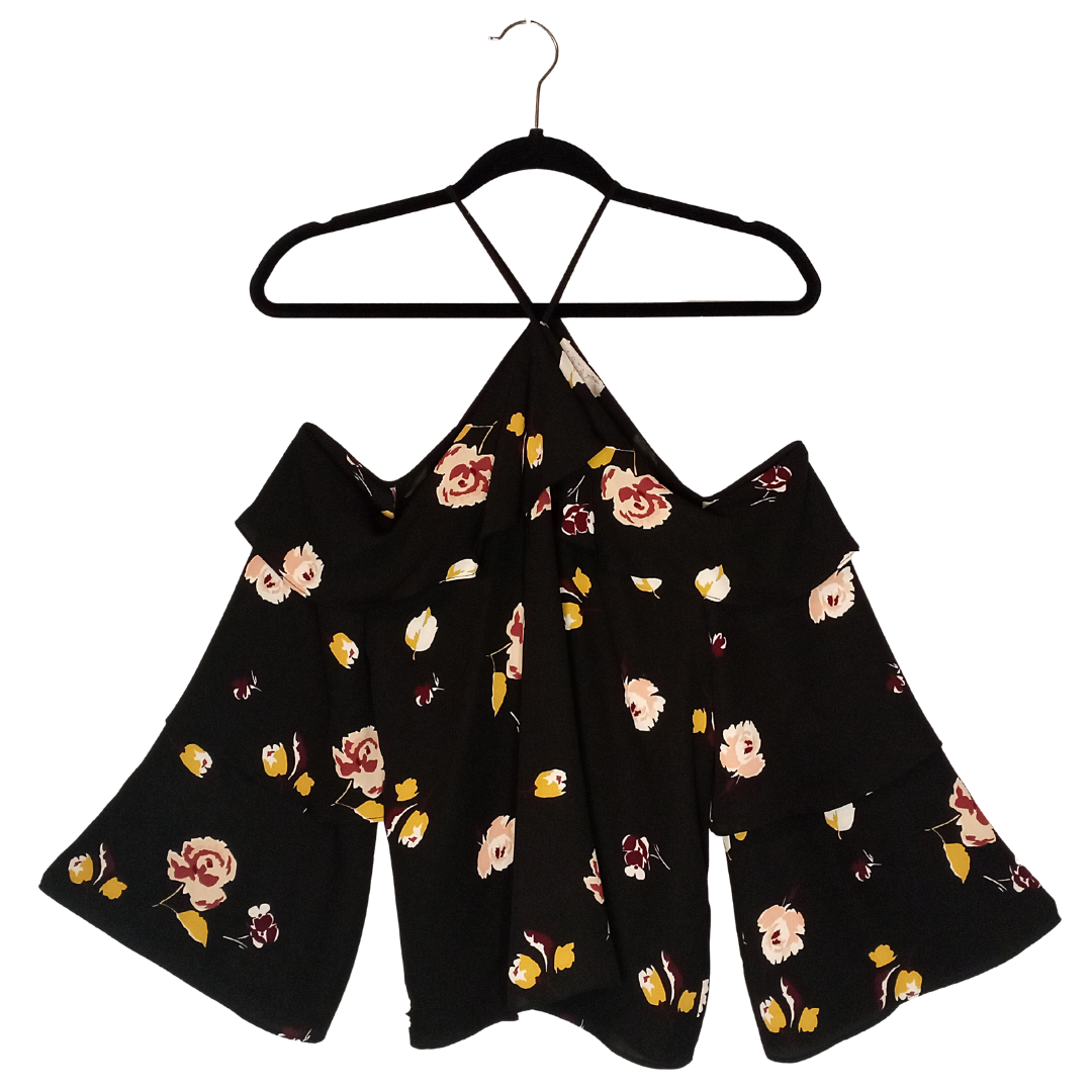 Cold Shoulder Floral Blouse | 1. State