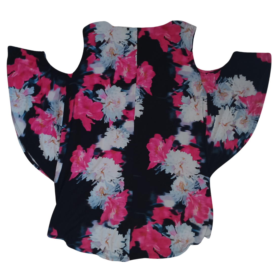 Cold Shoulder Floral Blouse | Jennifer Lopez