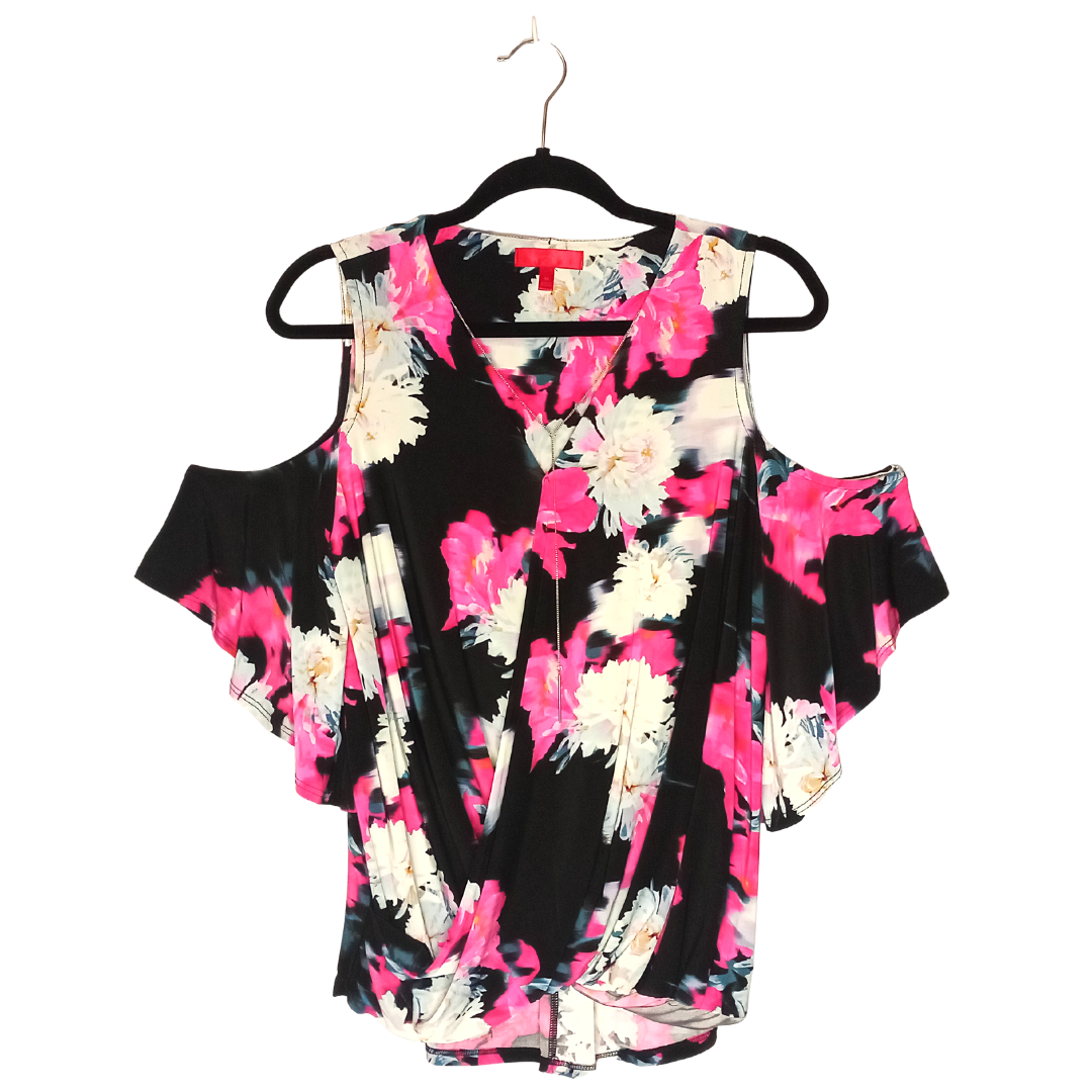 Cold Shoulder Floral Blouse | Jennifer Lopez